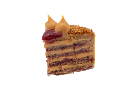 Panqueque Nuez Manjar Frambuesa