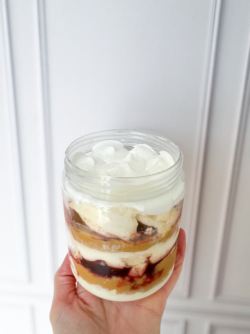 Merengue Frambuesa Manjar Pote