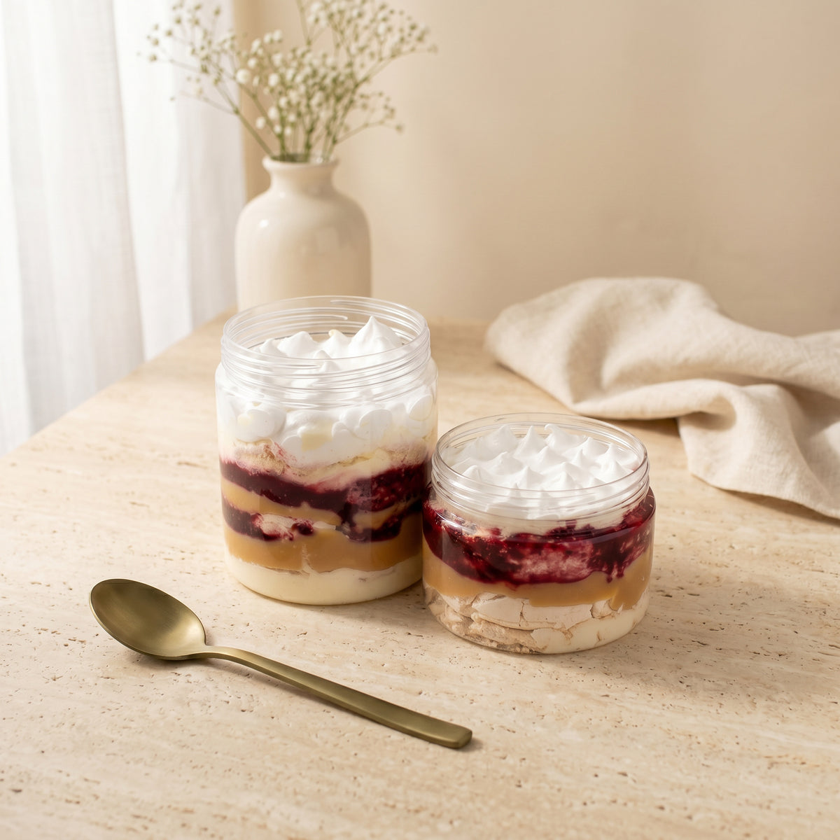Merengue Frambuesa Manjar Pote - 300 ml